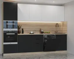 арт. 3 Шарли белый Графит шагрень - 3000